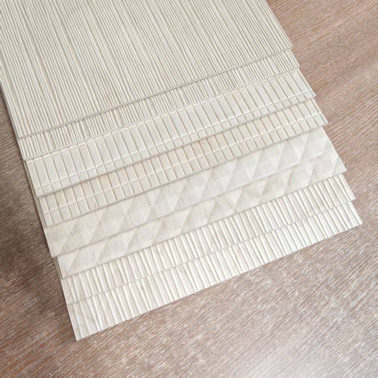 Various Embossed White Oak Plywood Patterns