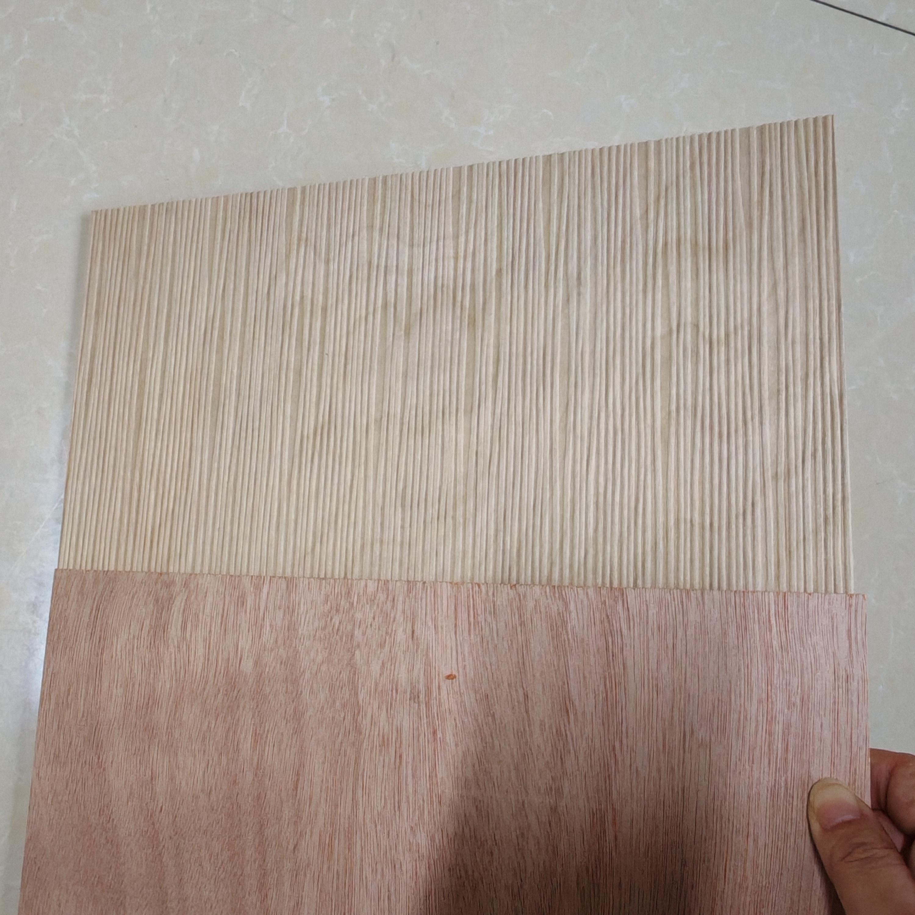 Textured White Oak Veneer Face Layer