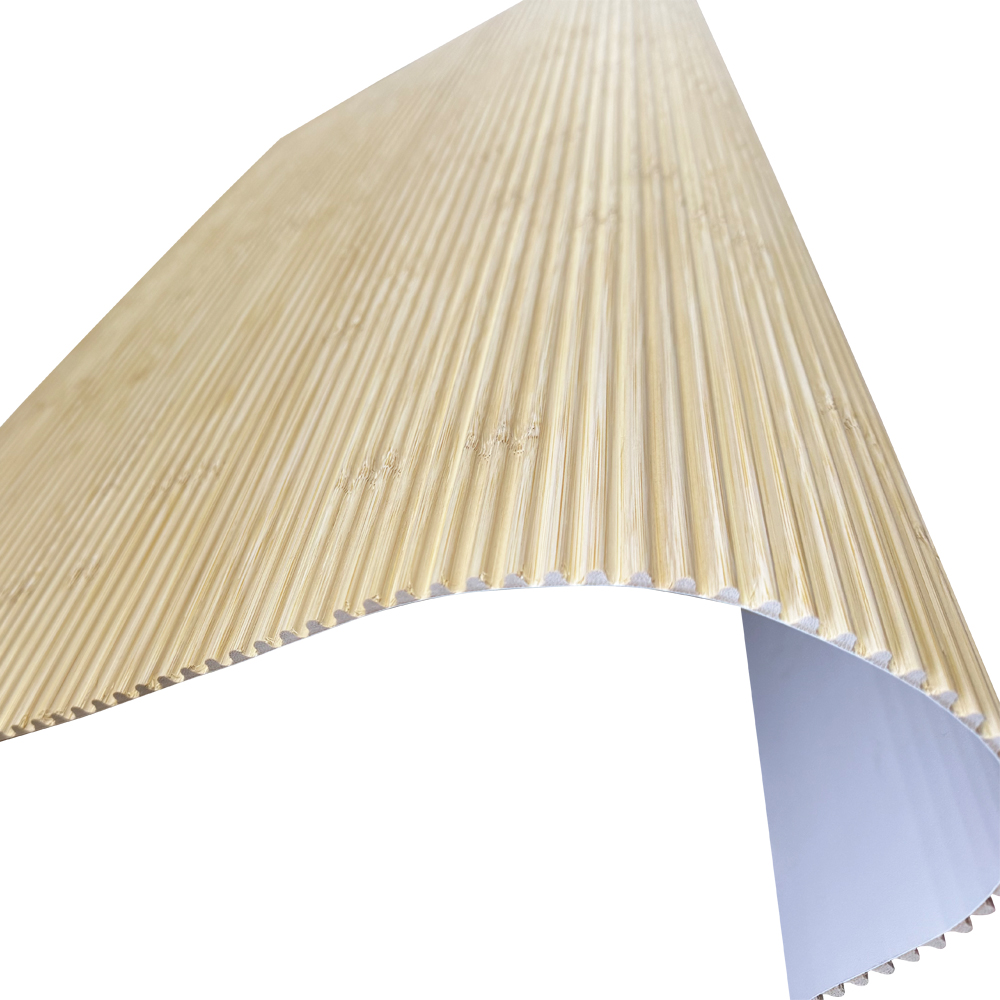 Curve-Adaptable Natural Bamboo Fluted Panel with High Flexibility