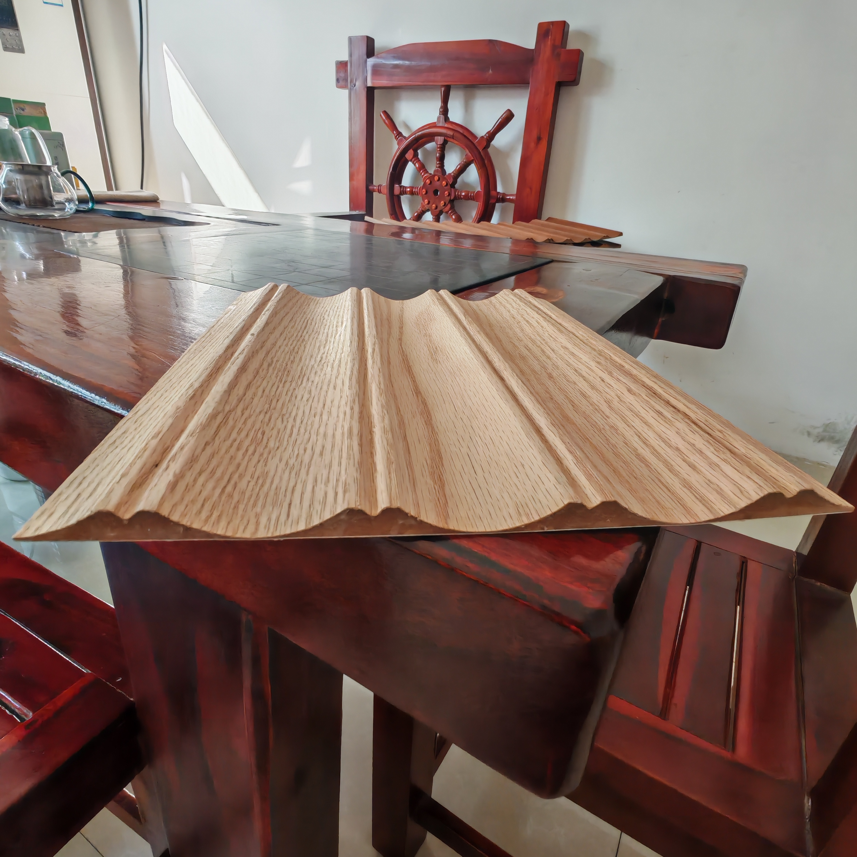 architectural-fluted-wood-veneer-mdf-board