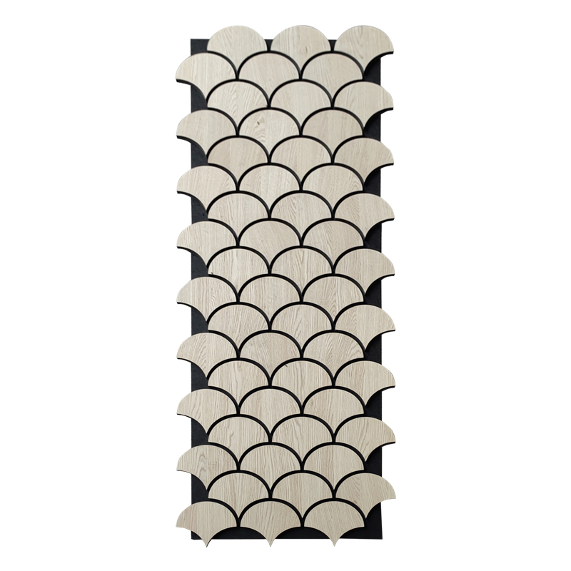 Scallop Fish Scale Decorative Wooden Acoustic Tiles