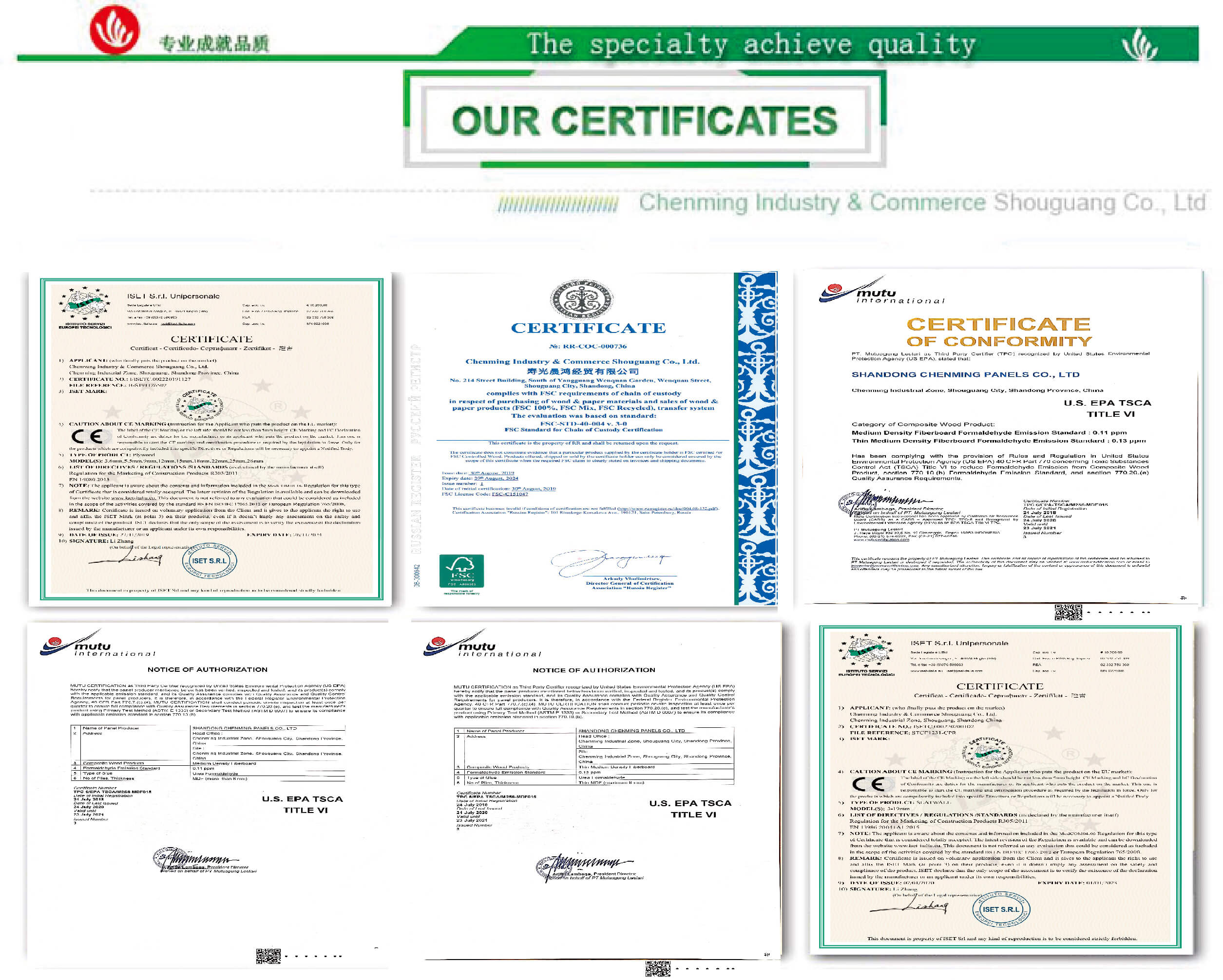 Certificated