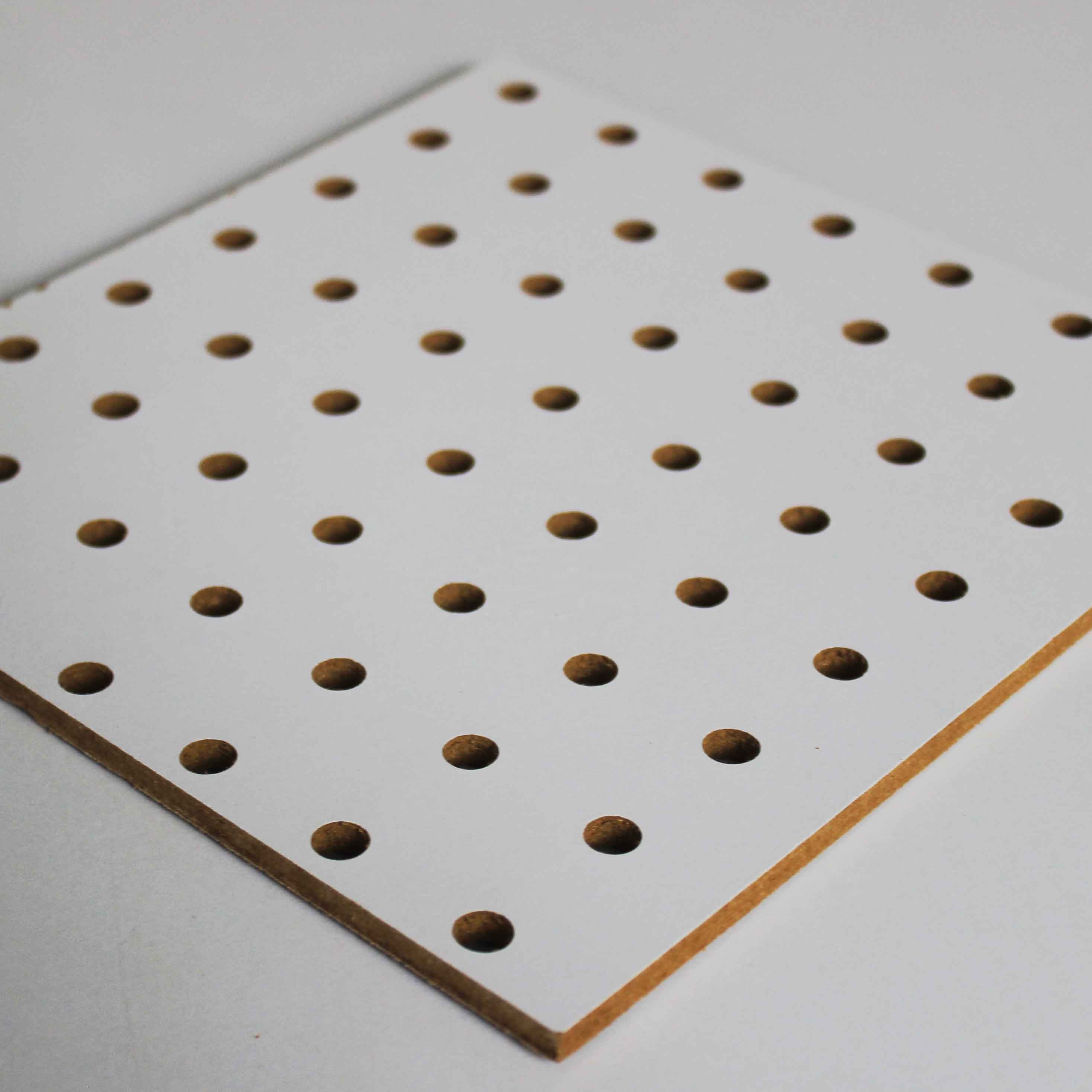 Melamine faced pegboard/ MDF pegboard with hooks