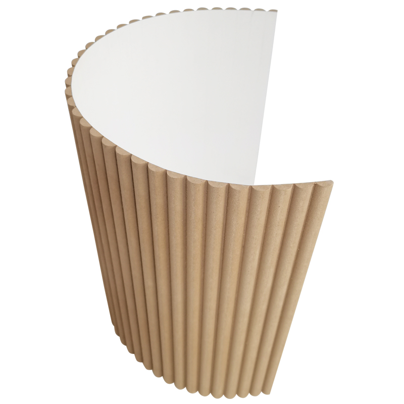 Semi-Circular Flexible Fluted MDF Board