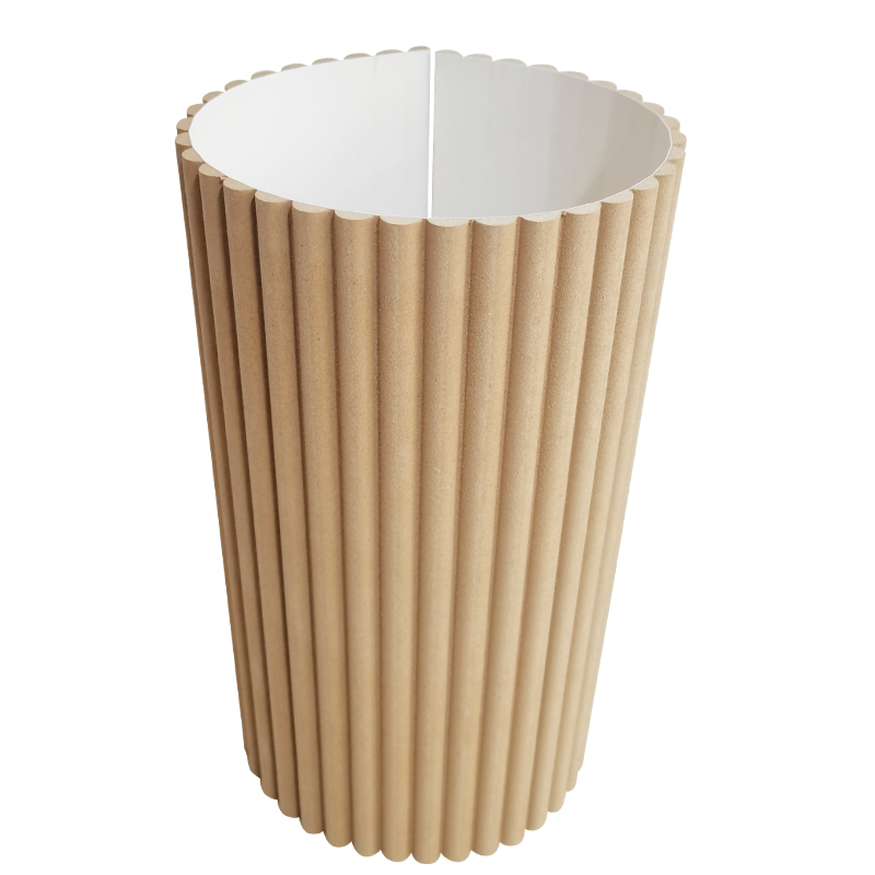 Raw MDF Fluted Panel for Pillar Wrapping