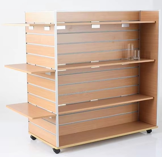 Mobile Double Sided Slatwall Gondola