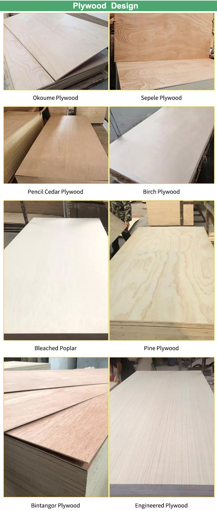 plywood surface