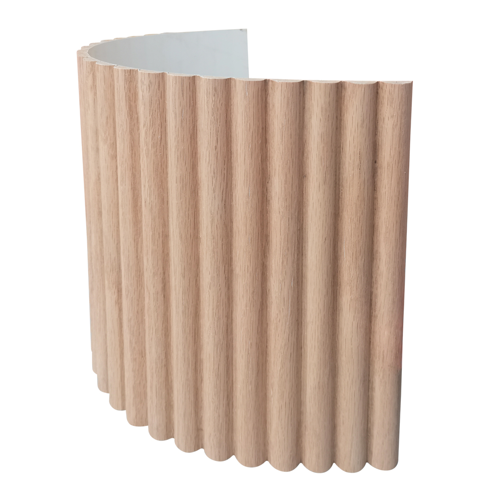 Flexible Natural Veneer MDF Panel – Arch Curve Wood Wall